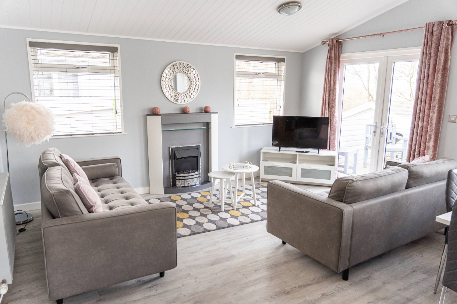 Open plan living area